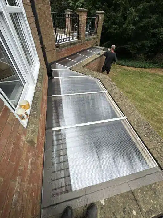 Polycarbonate Roof Installed In Beaconsfield